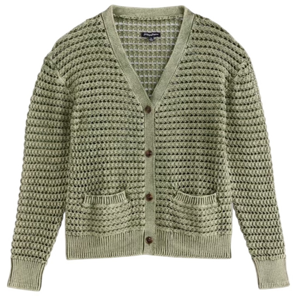 FLAG & ANTHEM HARRIET ACID WASH CARDIGAN